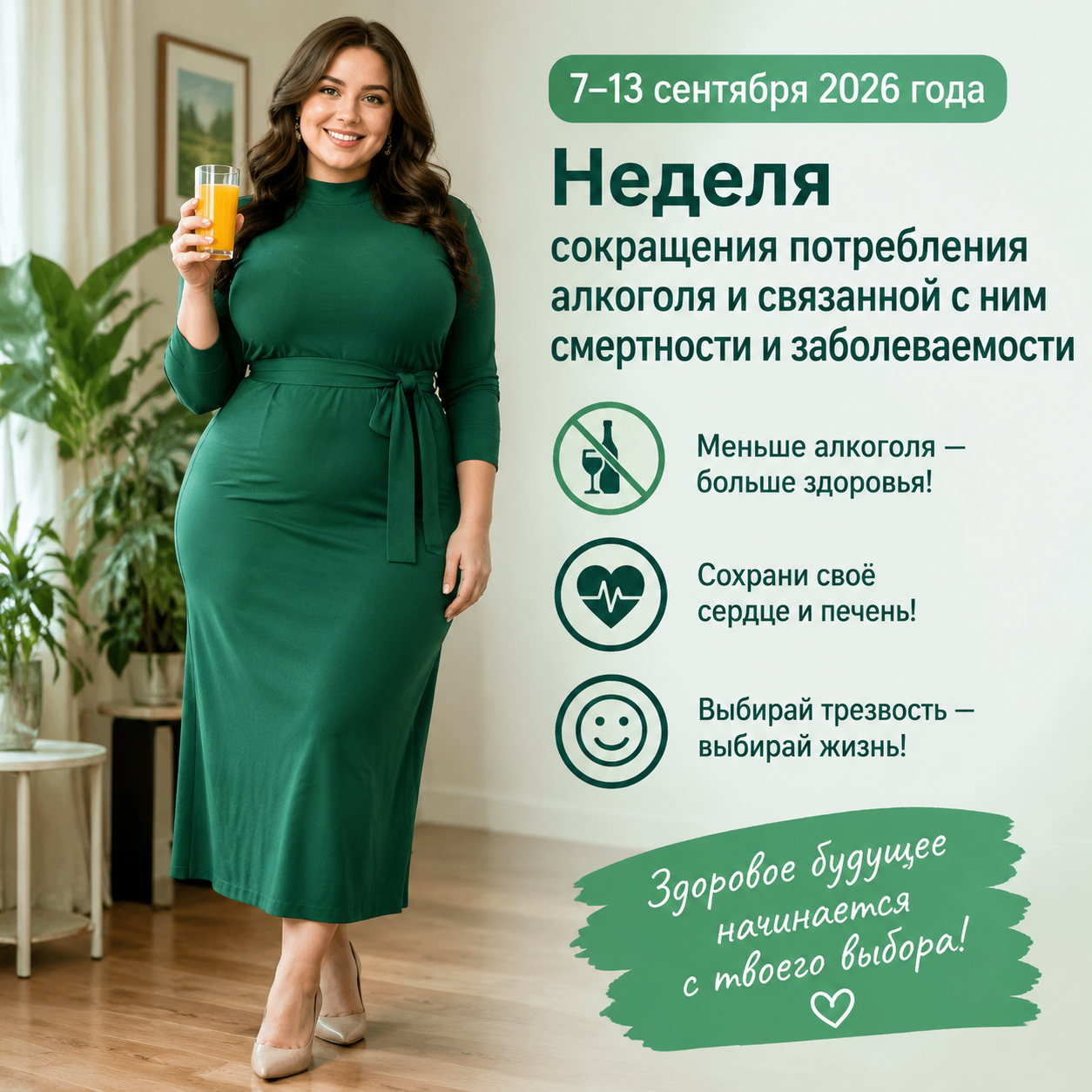 Неделя сокращения потребления алкоголя: здоровье начинается с осознанного выбора